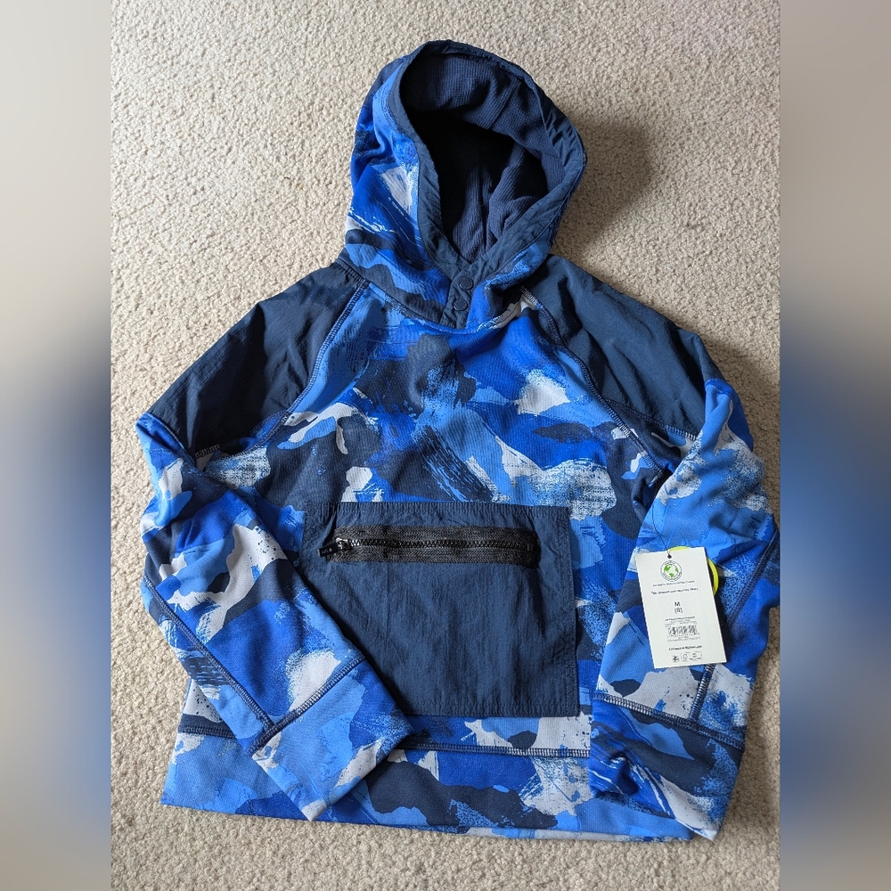 ❤️ 2 For $7! Kids Blue Camouflage Hoodie